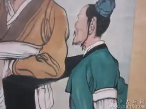  孔子讲学卡通图