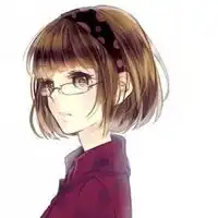  带眼镜女生头像可爱女生头像带眼镜框图片可爱
