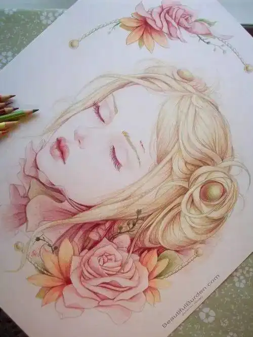  素材丨彩铅动漫素材一组