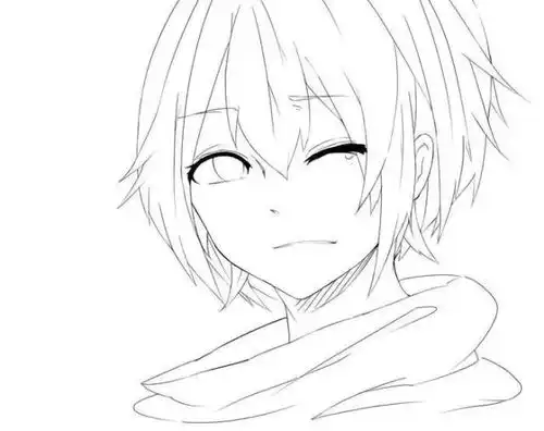  手绘动漫,漫画人物,适合手绘的图,铅笔稿