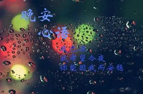  晚安心语拥有梦想只是一种智力,实现梦想才是一种能力