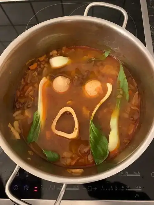 着急搞笑图片菜汤