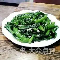  鱼的门烤鱼的炒菜心好不好吃用户评价口味怎么样南宁美食炒菜心实拍图片大众点评