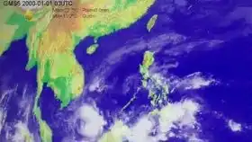  2000年西北太平洋台风季云图动画