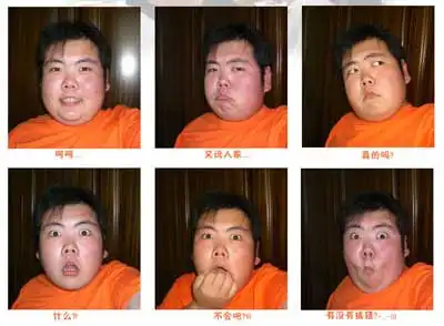  网络红人小胖博客上举办比赛恶搞自己