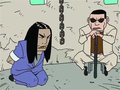  爆笑漫画小伙趁着杀手出去挣脱了绳索,才把命给捡回来