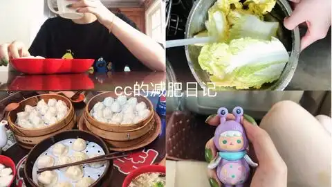  减肥记录一日三餐减肥女孩一天都吃些什么可爱的小盲盒监督我瘦到90斤8月暑假打卡