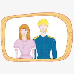  友谊无国界暖色调合影插画素材png免抠图图片素材其他格式下载动漫人物大全