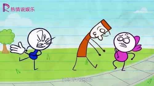  铅笔人被蚊子叮了,生气的他满大街追着蚊子打,还给了每人一巴掌