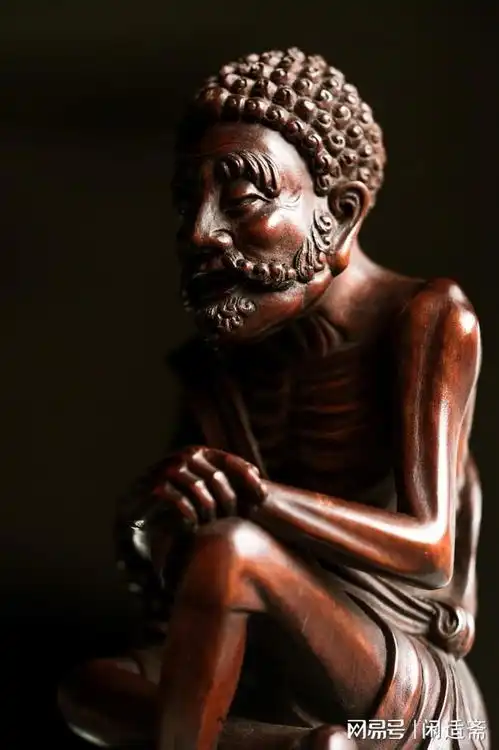 安贫乐道,黄杨木雕,痩骨罗汉  安贫乐道,黄杨木雕,痩骨罗汉