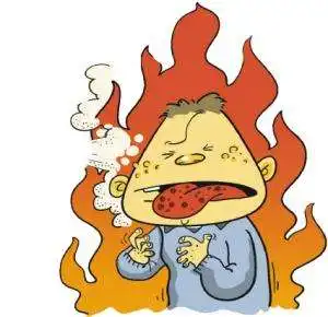  最近老是上火,就连脸上也开始出痘了