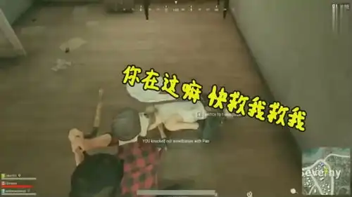  绝地求生国外主播玩吃鸡也太搞笑了吧,一平底锅连队友都拍死