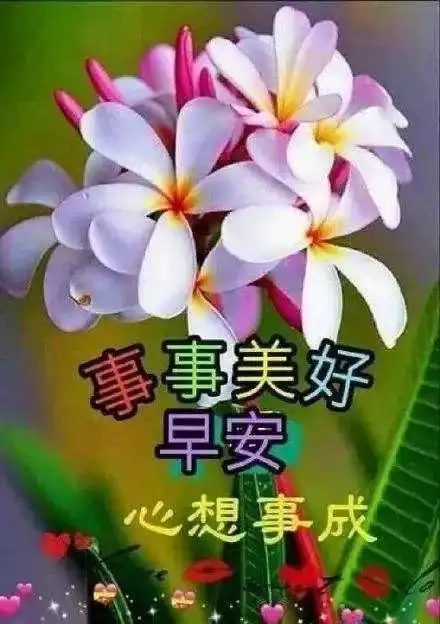  2021特别漂亮的早安问候句子,免打字暖心的春季早安问候祝福图片带字温馨