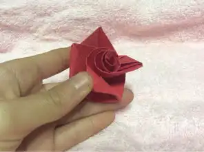  创意有趣的diy折纸教程简单易学的钻石玫瑰花折法