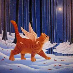 英国插画师,将搞笑猫咪变成了插画,将萌态猫咪变成治愈系画面  英国插画师,将搞笑猫咪变成了插画,将萌态猫咪变成治愈系画面