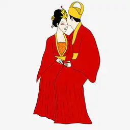  手绘矢量免抠卡通古代婚礼图片素材其他格式下载动漫人物大全
