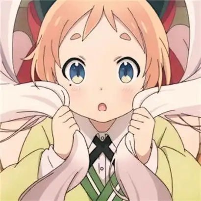  卡通呆萌头像女,只有童年的我们你才懂的