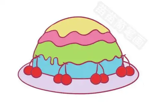 生日蛋糕简笔画怎么画图片大全  生日蛋糕简笔画怎么画图片大全