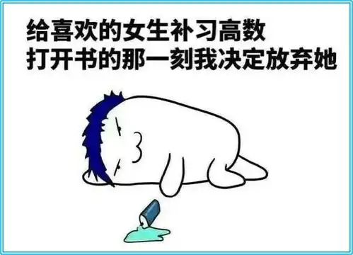  幽默图片搞笑段子数学不好是什么样的体验