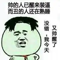  丑的人还在睡觉表情包搞笑微信头像图片大全