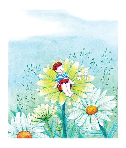  2016孔雀绿绿彩铅童画