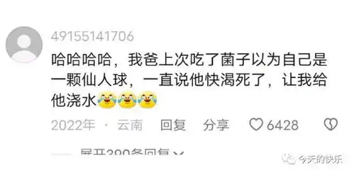  搞笑图片第257期这个7月的快乐被吃菌子的云南人承包了