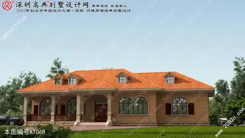 农村一层房屋设计图首层243平方米单层小别墅设计图  农村一层房屋设计图首层243平方米单层小别墅设计图