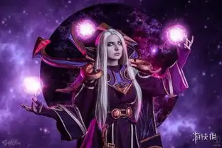  战斗民族妹子cosdota2米拉娜依偎白虎好和谐