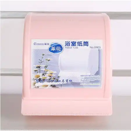  茶花0906壁挂手纸筒纸巾筒卫浴用品带粘胶图片大全邮乐官方网站