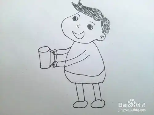  简笔画之卡通人物经验分享七