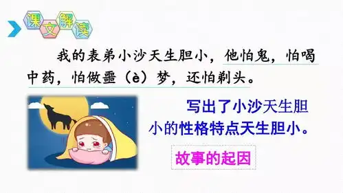  宅家语文课丨部编版三年级下册课文19剃头大师图文解读