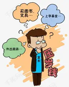  压岁钱怎么用素材图片免费下载高清卡通手绘png千库网图片编号5822363