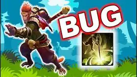  dota2搞笑bug,没有金箍棒的孙悟空见过么