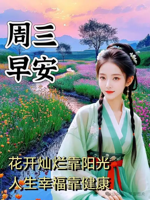  2024年4月24日周三最美早安问候祝福语图片,唯美早安祝福语图片集锦
