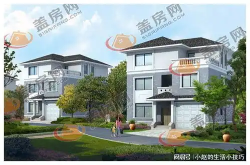 经典120平米农村房屋设计图,三层带车库,仅需20万  经典120平米农村房屋设计图,三层带车库,仅需20万