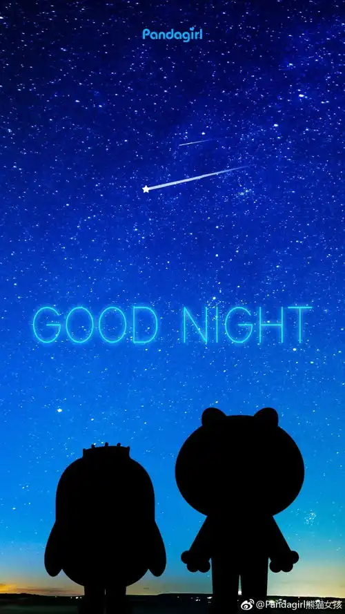 晚安图原创壁纸适合发给好友的晚安图每天一张晚安图晚安图片熊猫女孩手机壁纸  晚安图原创壁纸适合发给好友的晚安图每天一张晚安图晚安图片熊猫女孩手机壁纸