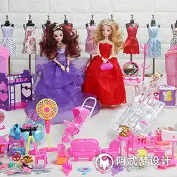  芭比娃娃玩具产品拍摄