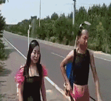  搞笑gif趣图去你的本姑奶奶没时间陪你嗨