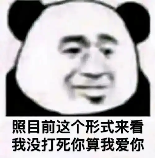  熊猫头表情包i这笔巨款不能再用了,留着过年
