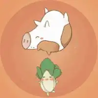 情侣可爱头像猪拱白菜