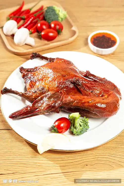  烤鸭摄影图
