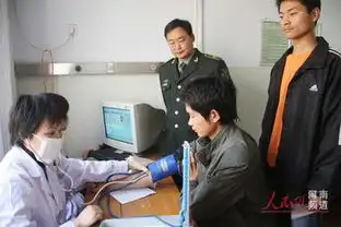男兵征兵体检过程
