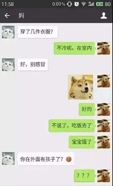  有种代沟叫爸妈不懂我的表情包