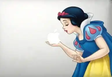  谁有白雪公主这一张图片的原图我不要中间的苹果标志