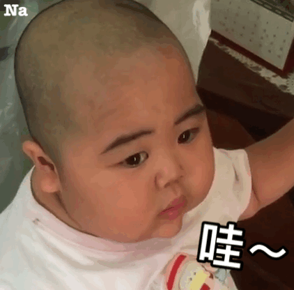  搞笑gif动图印尼小胖太可爱了,真的想在他脸蛋上咬两口二