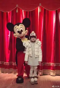  组图吴尊携女疯玩迪士尼neinei与米老鼠合影笑容童真
