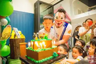  七宝四岁了何洁为儿子庆生,搞怪拍照显童趣