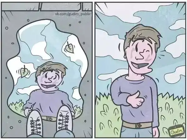  几张极具黑色幽默的哲理漫画,让你看清现实