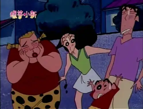  蜡笔小新成语卡点,搞笑我们是认真的