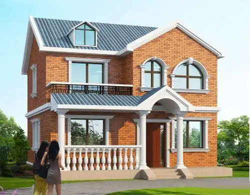 小户型15万元90㎡2厅4室带镜像图农村二层房屋设计施工图  小户型15万元90㎡2厅4室带镜像图农村二层房屋设计施工图